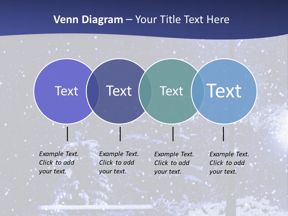 Night Frost Cold PowerPoint Template