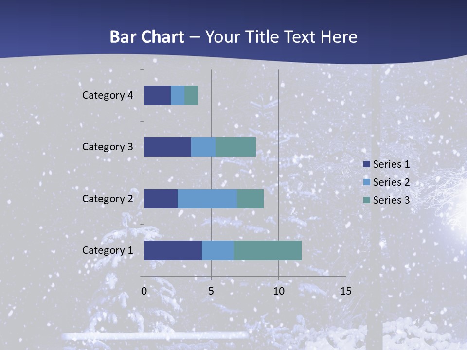 Night Frost Cold PowerPoint Template