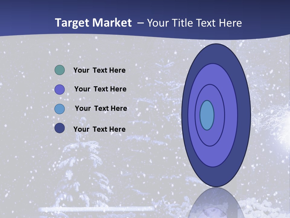 Night Frost Cold PowerPoint Template