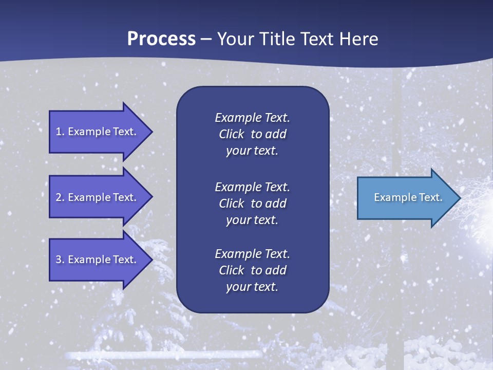 Night Frost Cold PowerPoint Template