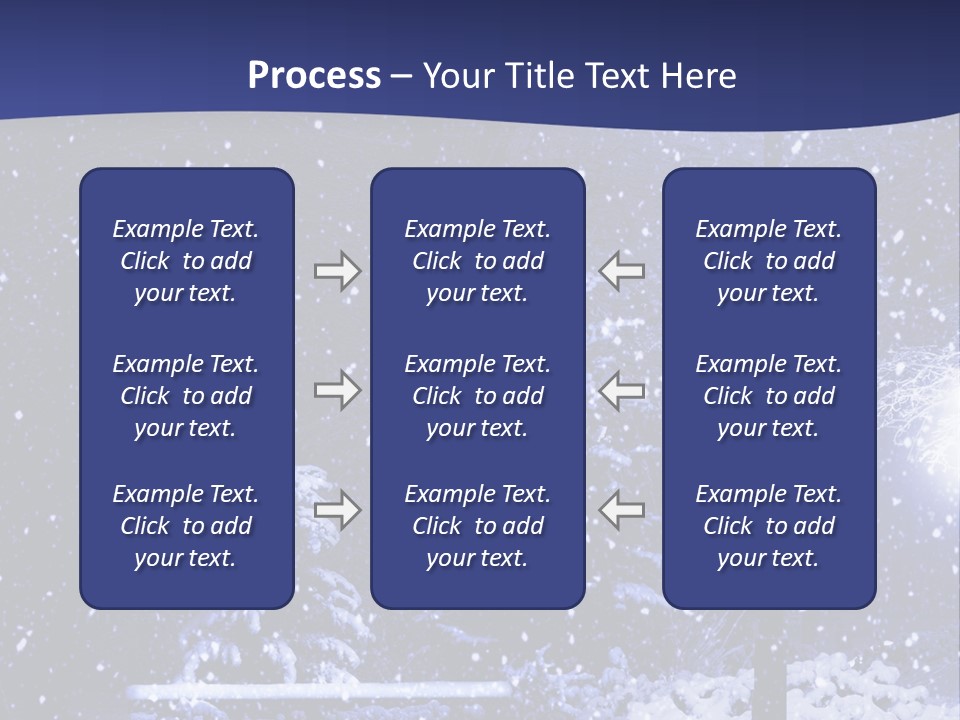 Night Frost Cold PowerPoint Template
