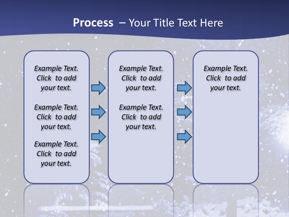 Night Frost Cold PowerPoint Template
