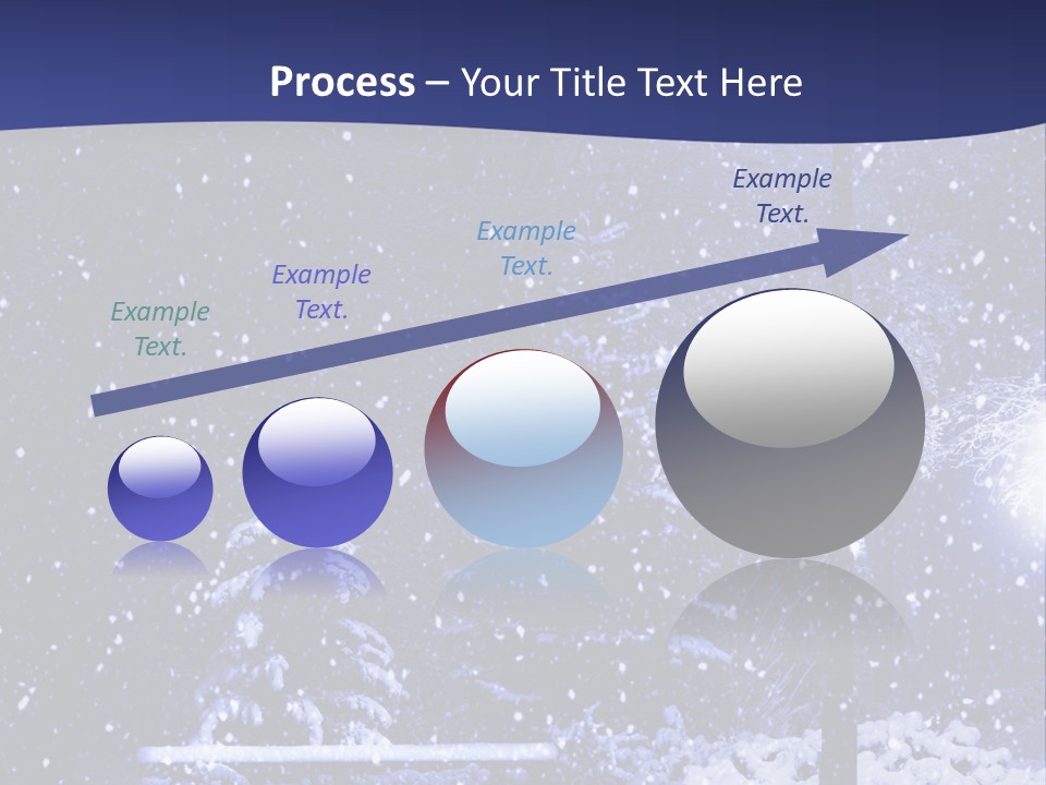 Night Frost Cold PowerPoint Template