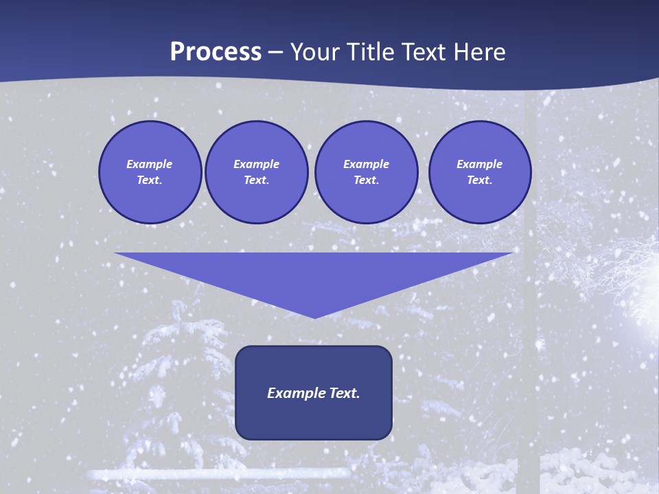Night Frost Cold PowerPoint Template