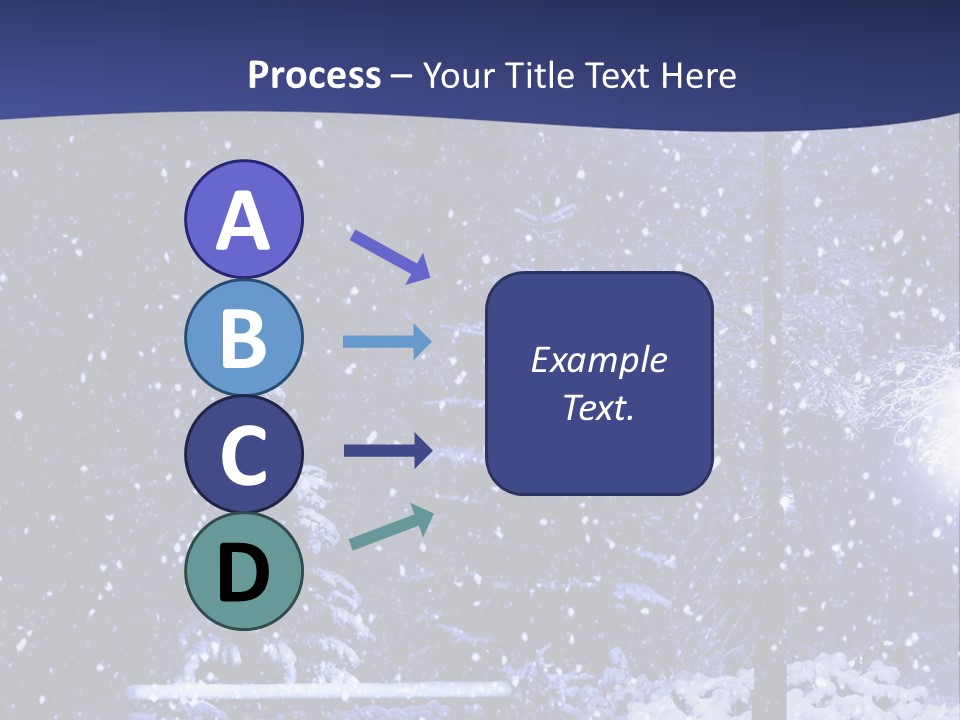 Night Frost Cold PowerPoint Template