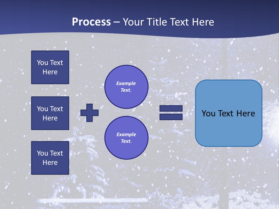 Night Frost Cold PowerPoint Template