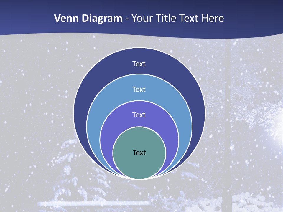 Night Frost Cold PowerPoint Template