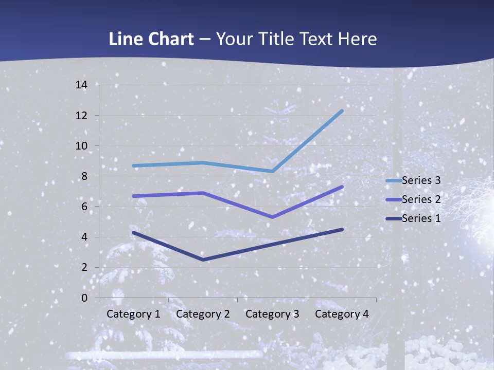 Night Frost Cold PowerPoint Template