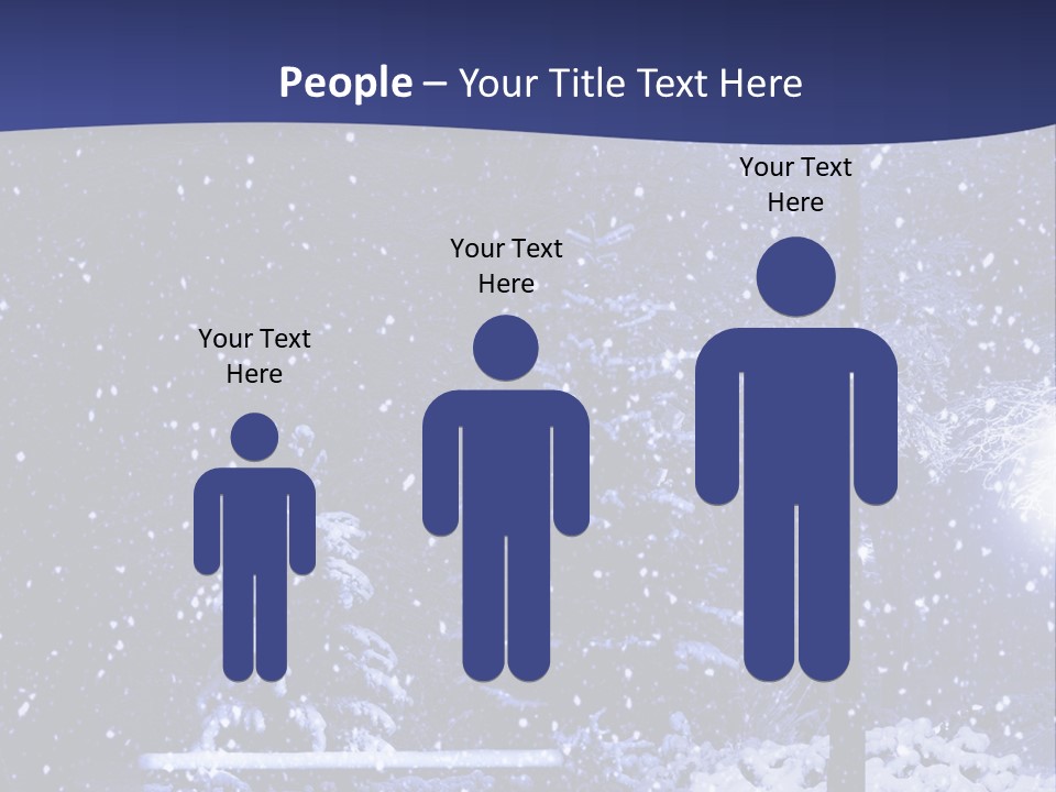 Night Frost Cold PowerPoint Template