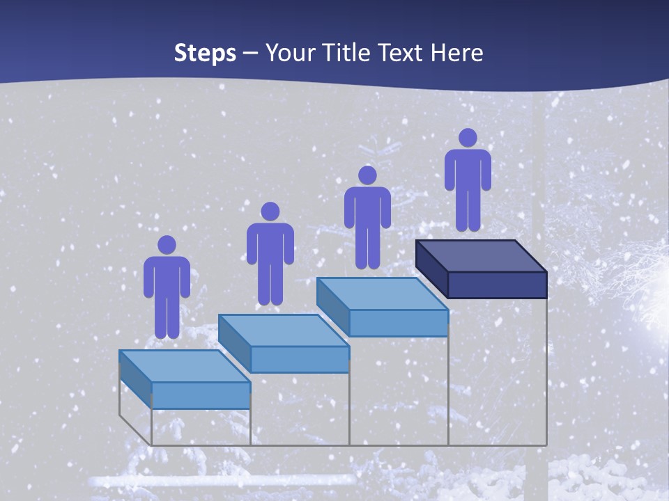 Night Frost Cold PowerPoint Template