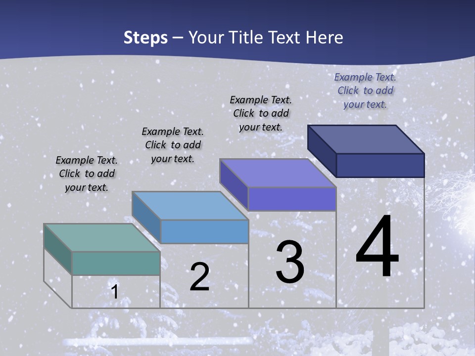 Night Frost Cold PowerPoint Template