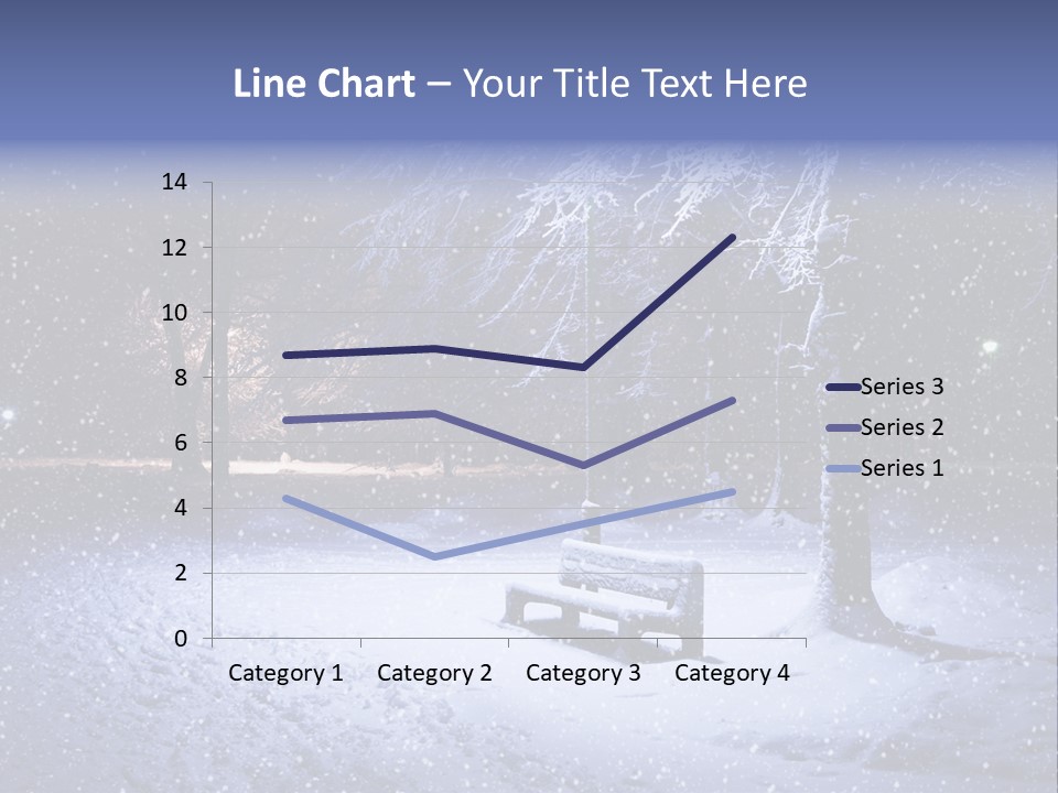 Landscape Snowing Nature PowerPoint Template