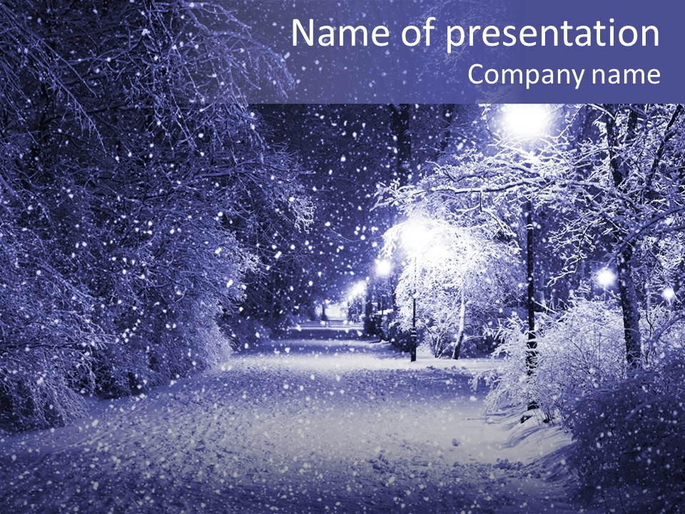 Cool Cold Chilly PowerPoint Template