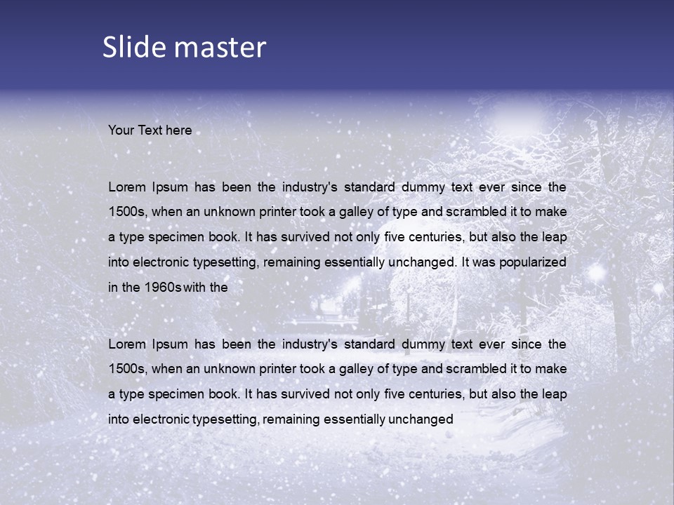 Cool Cold Chilly PowerPoint Template