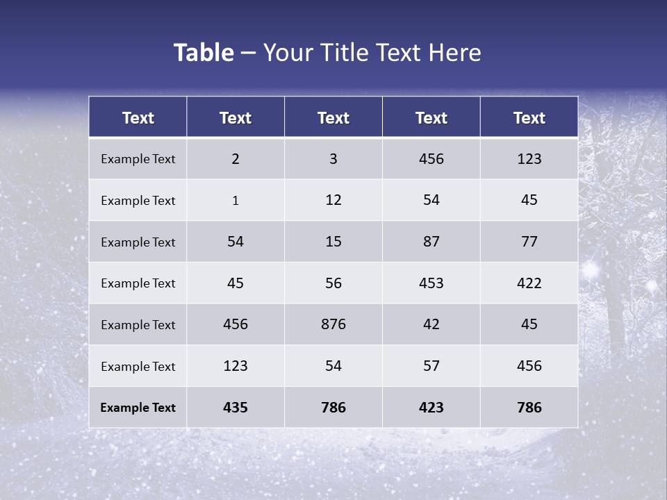 Cool Cold Chilly PowerPoint Template
