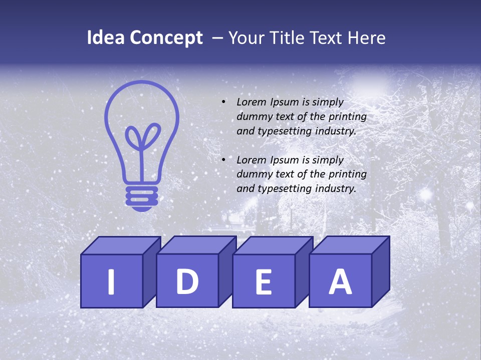 Cool Cold Chilly PowerPoint Template