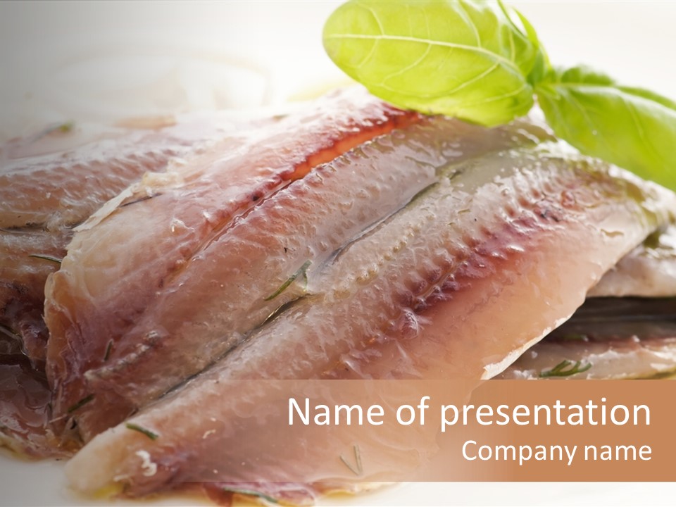 Fresh Tasty Antipasto PowerPoint Template