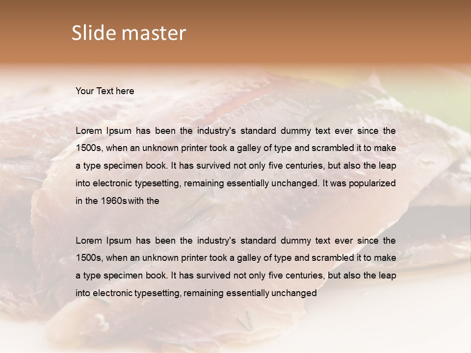 Fresh Tasty Antipasto PowerPoint Template