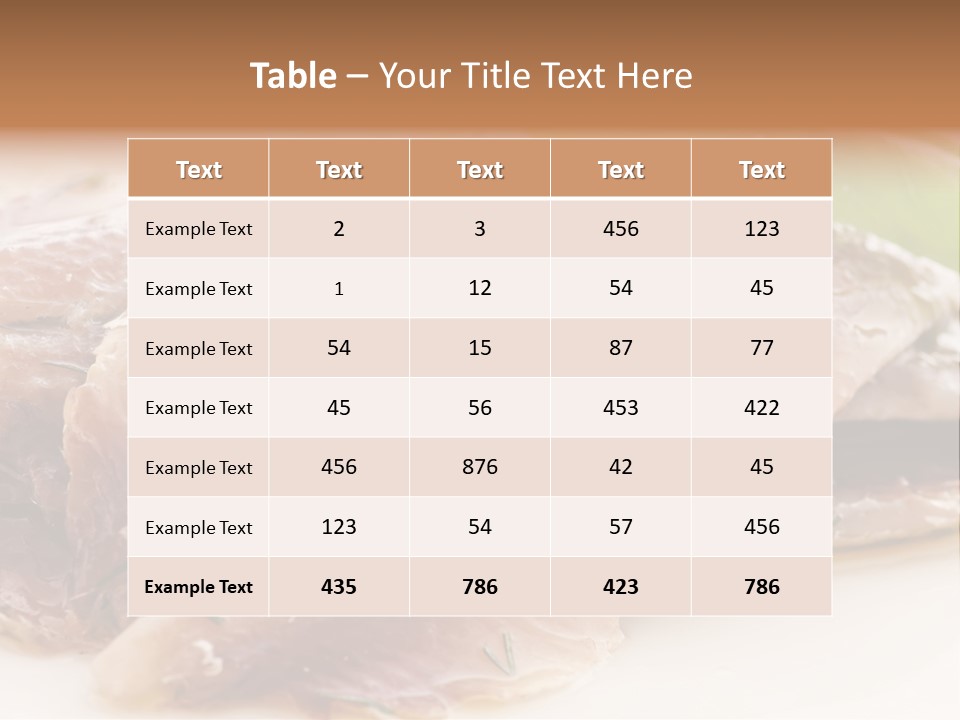 Fresh Tasty Antipasto PowerPoint Template