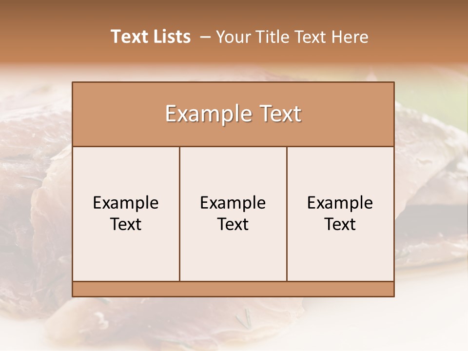 Fresh Tasty Antipasto PowerPoint Template
