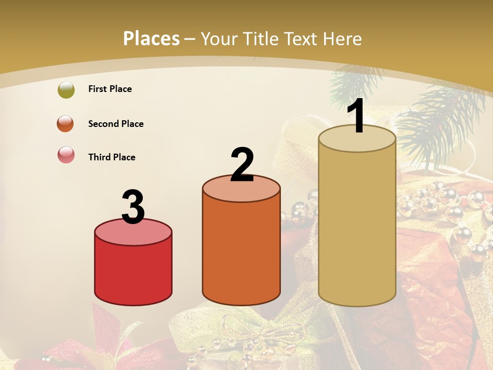 Holiday Gift Box PowerPoint Template