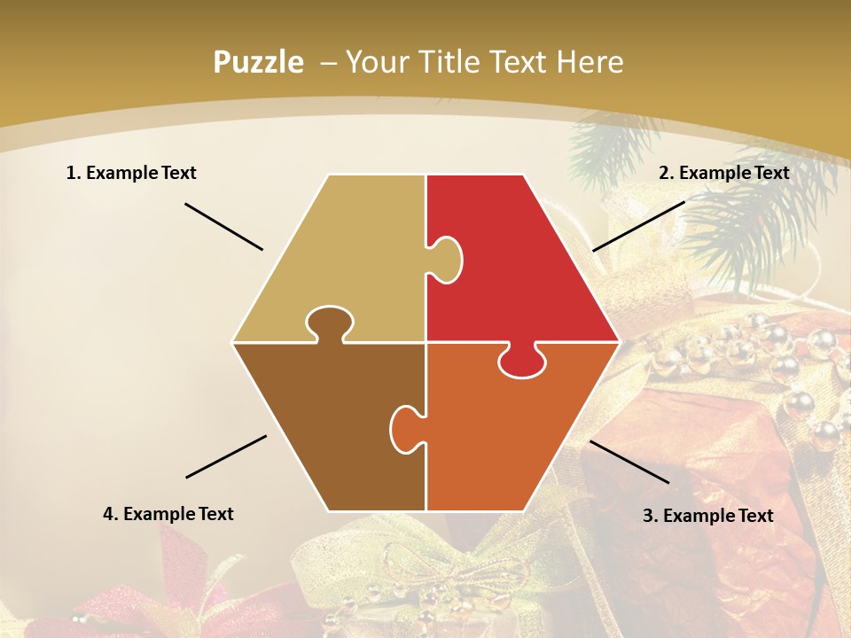 Holiday Gift Box PowerPoint Template