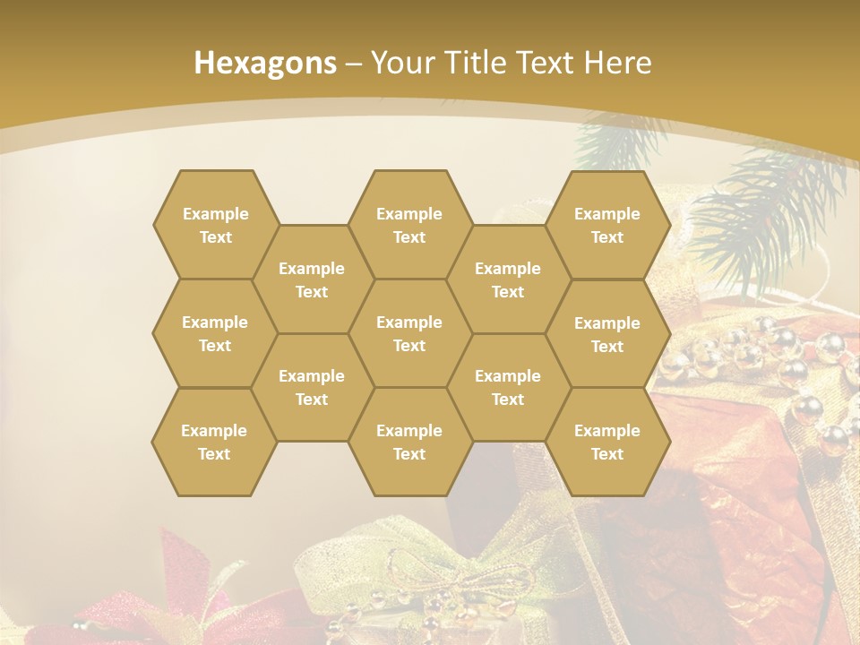 Holiday Gift Box PowerPoint Template