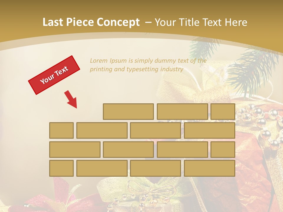Holiday Gift Box PowerPoint Template