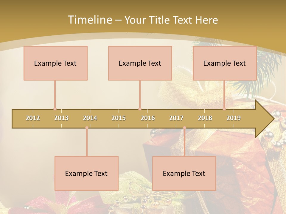 Holiday Gift Box PowerPoint Template