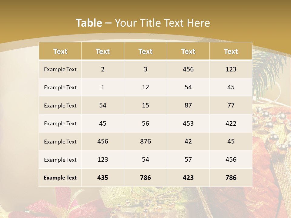 Holiday Gift Box PowerPoint Template