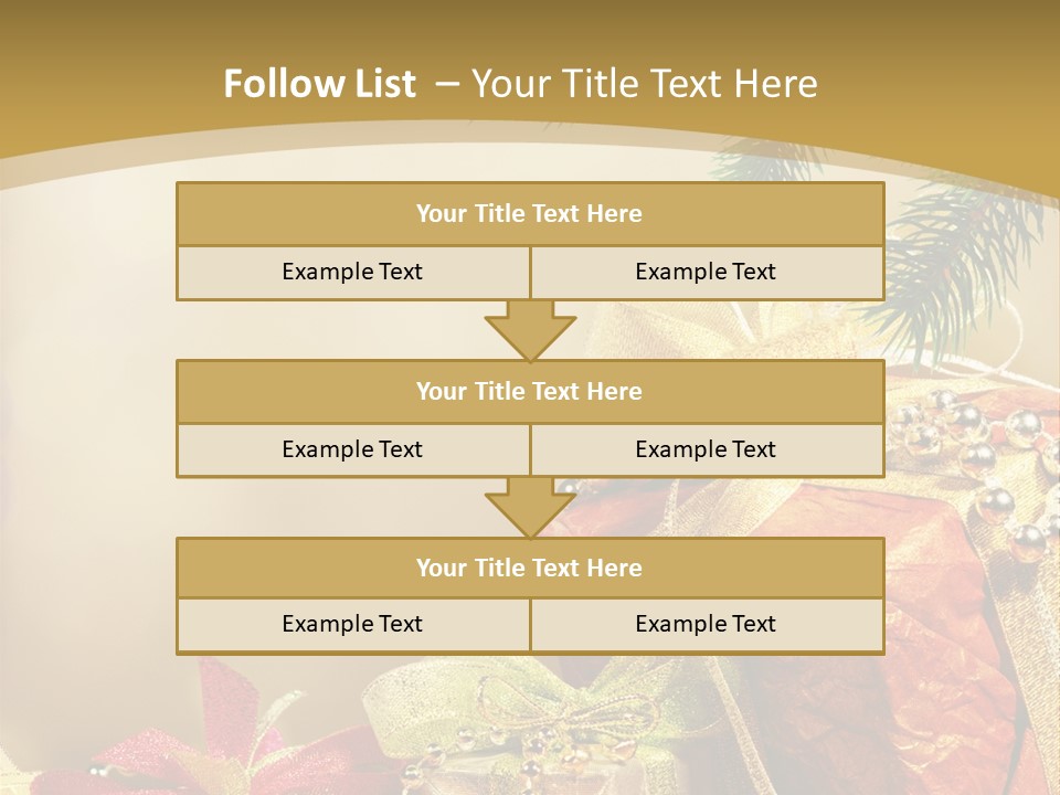 Holiday Gift Box PowerPoint Template