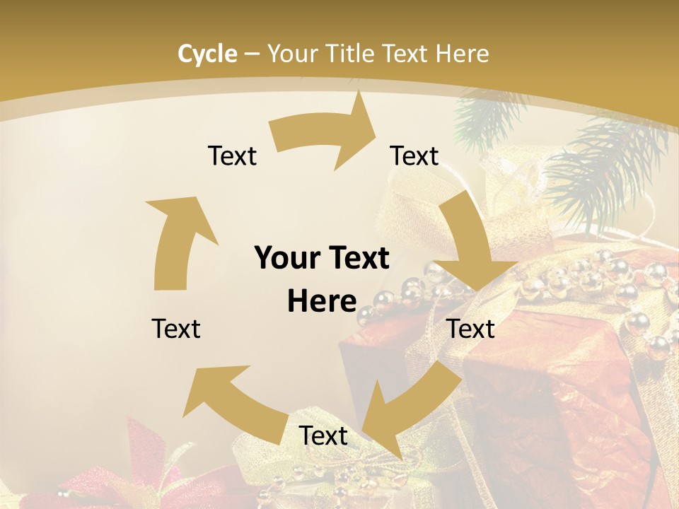 Holiday Gift Box PowerPoint Template