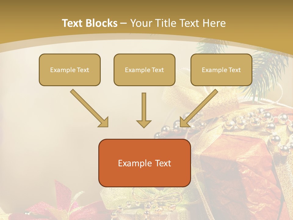 Holiday Gift Box PowerPoint Template