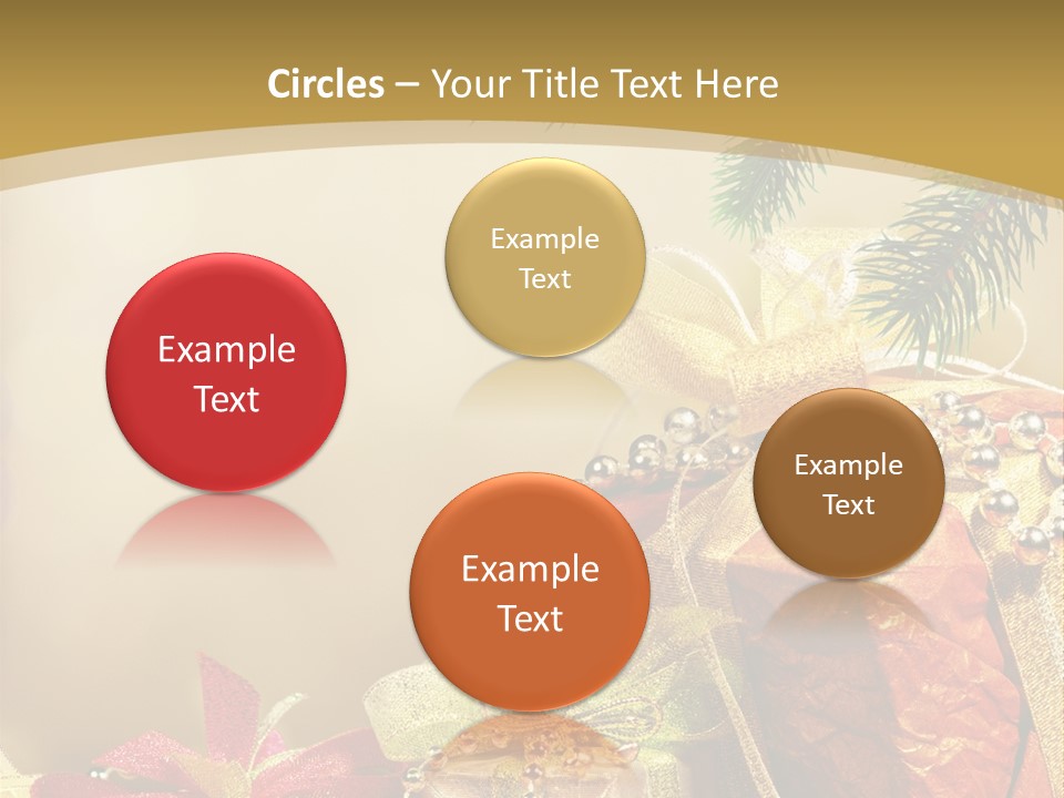 Holiday Gift Box PowerPoint Template