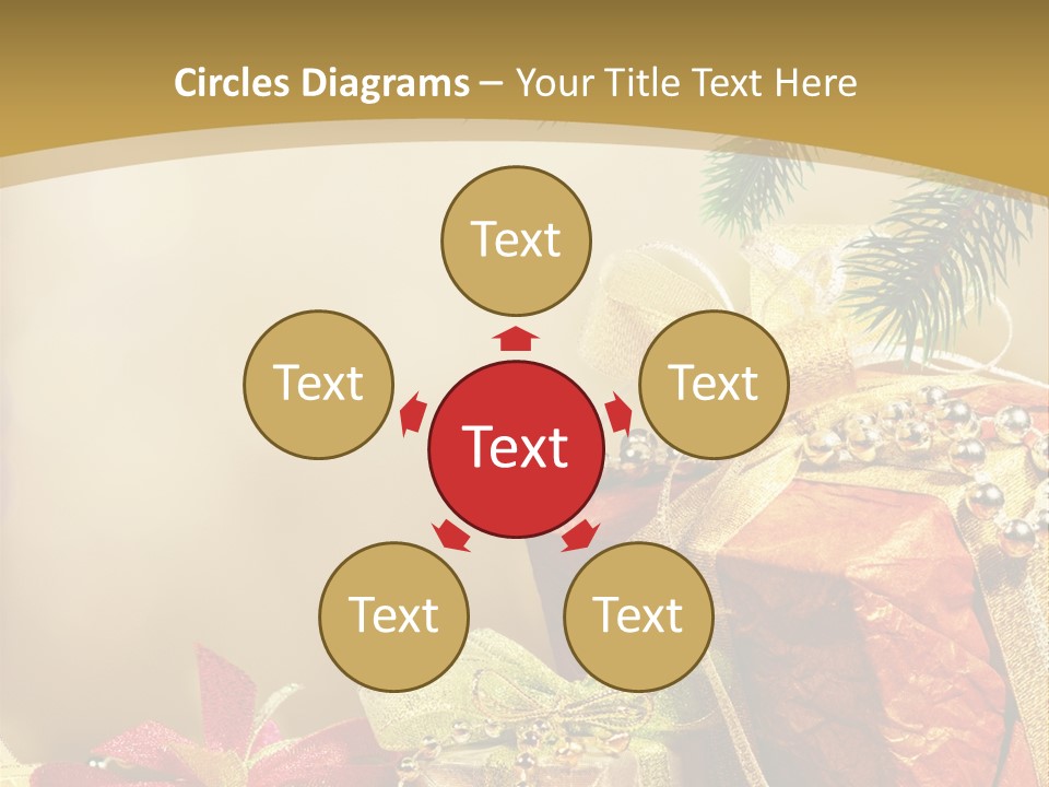 Holiday Gift Box PowerPoint Template