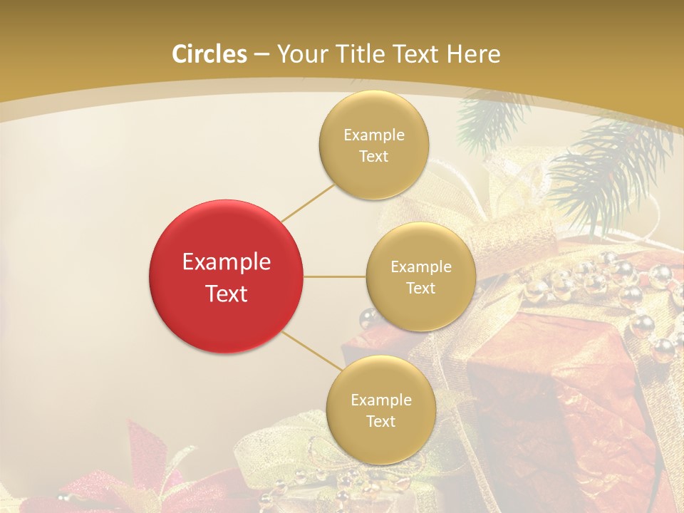 Holiday Gift Box PowerPoint Template