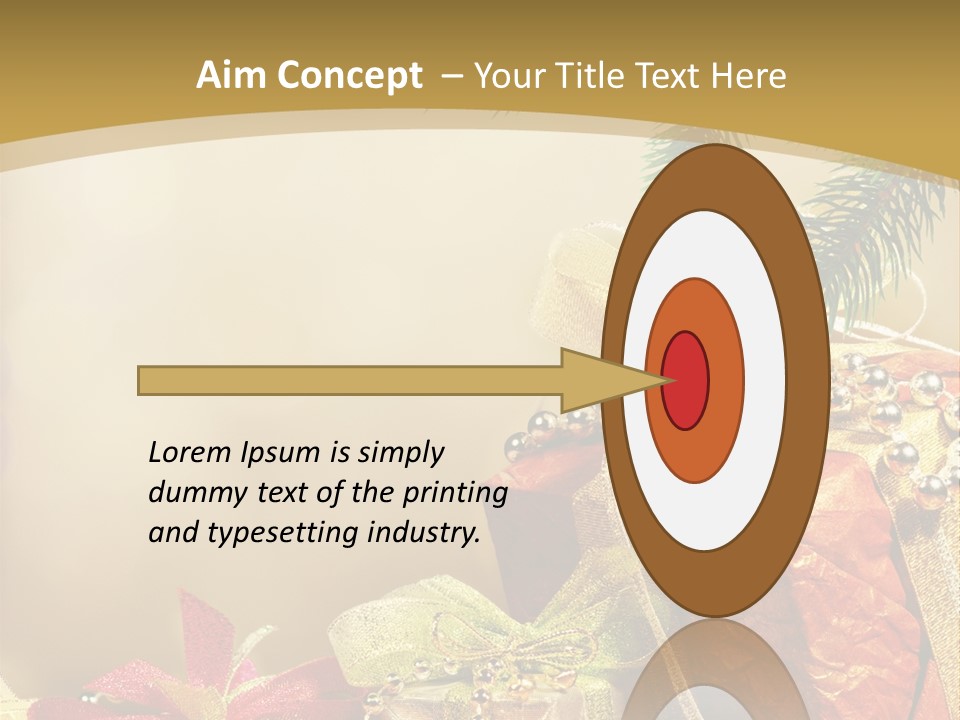 Holiday Gift Box PowerPoint Template