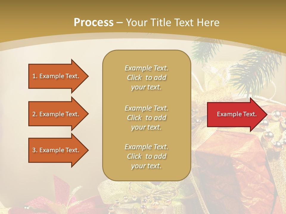Holiday Gift Box PowerPoint Template