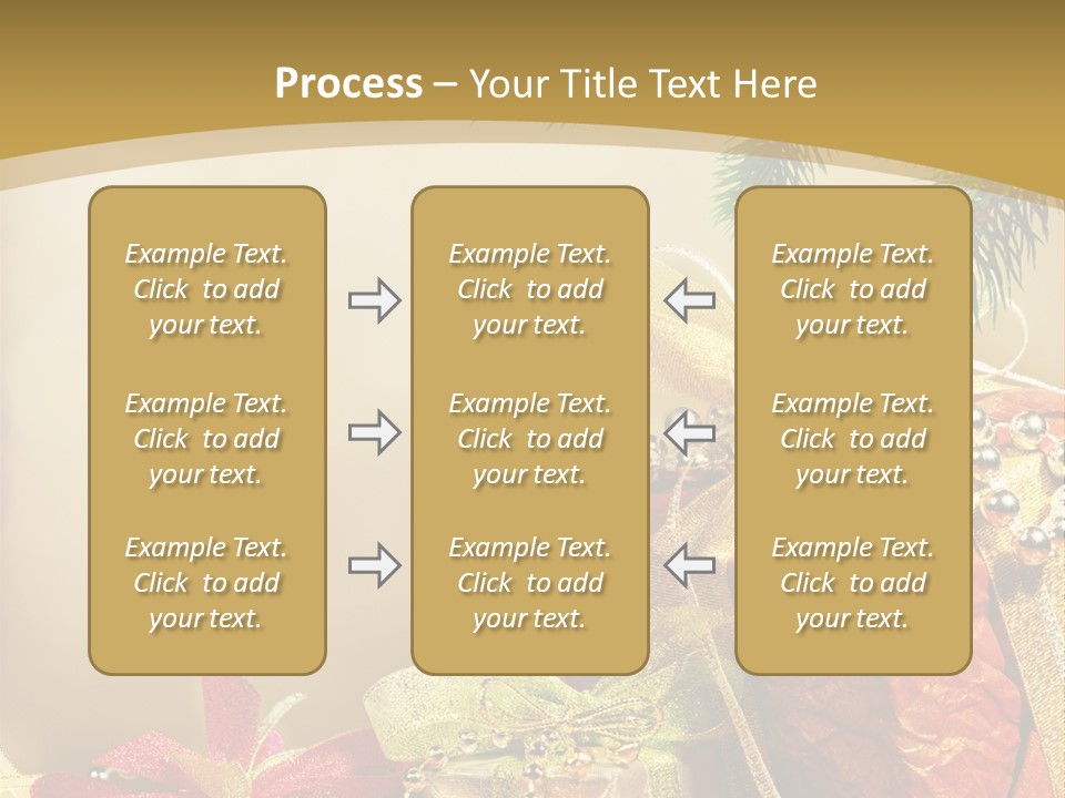 Holiday Gift Box PowerPoint Template