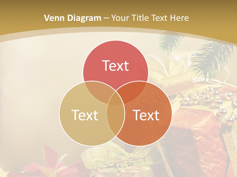 Holiday Gift Box PowerPoint Template