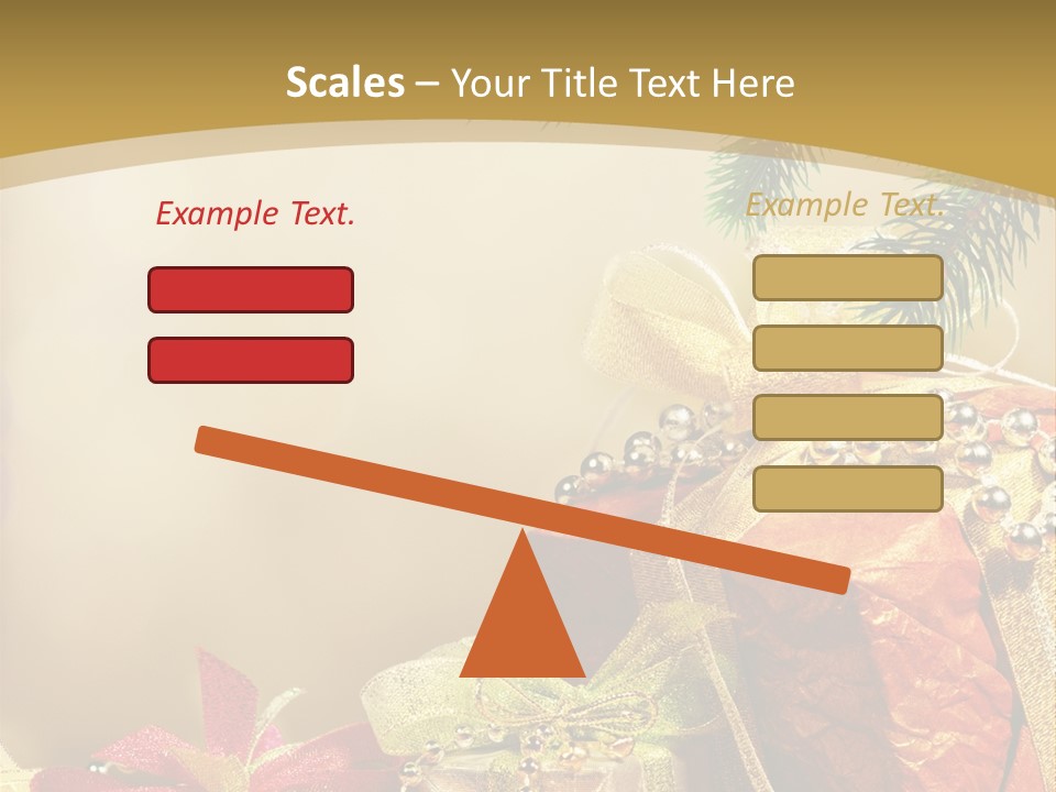 Holiday Gift Box PowerPoint Template