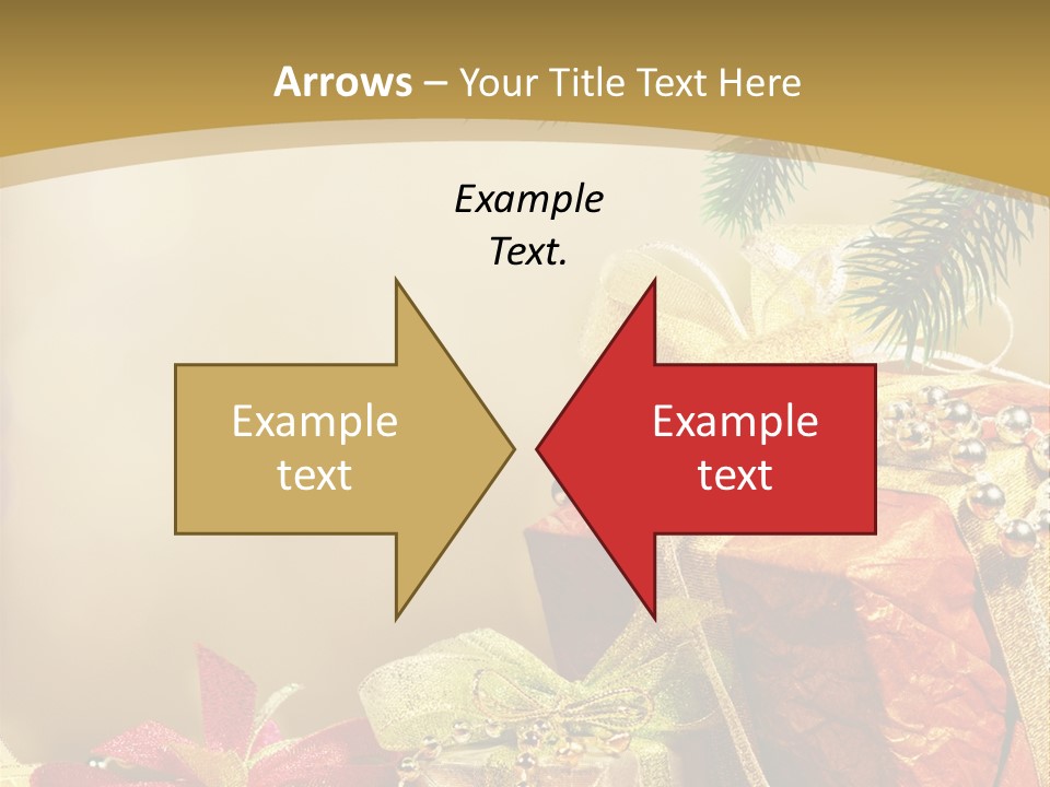 Holiday Gift Box PowerPoint Template