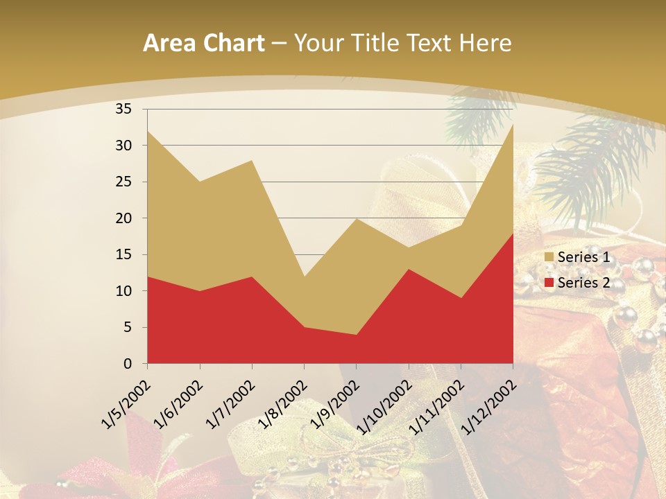 Holiday Gift Box PowerPoint Template
