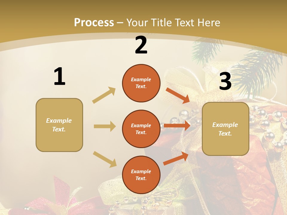 Holiday Gift Box PowerPoint Template