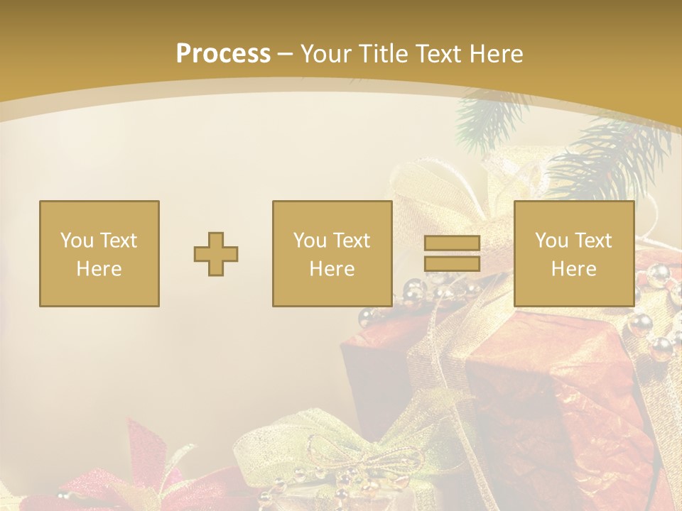 Holiday Gift Box PowerPoint Template