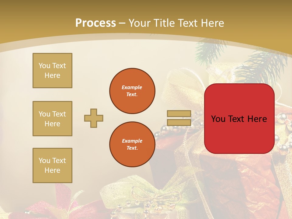 Holiday Gift Box PowerPoint Template