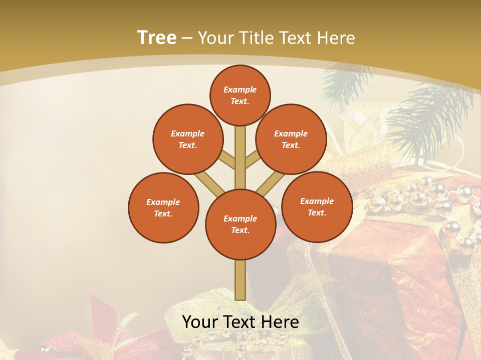 Holiday Gift Box PowerPoint Template