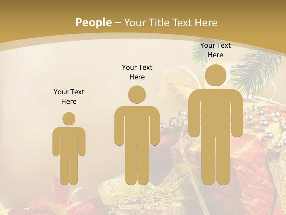 Holiday Gift Box PowerPoint Template