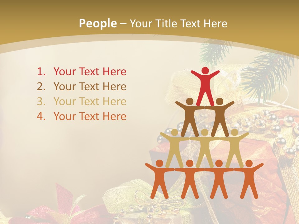 Holiday Gift Box PowerPoint Template