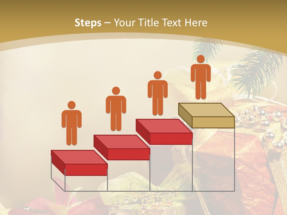 Holiday Gift Box PowerPoint Template